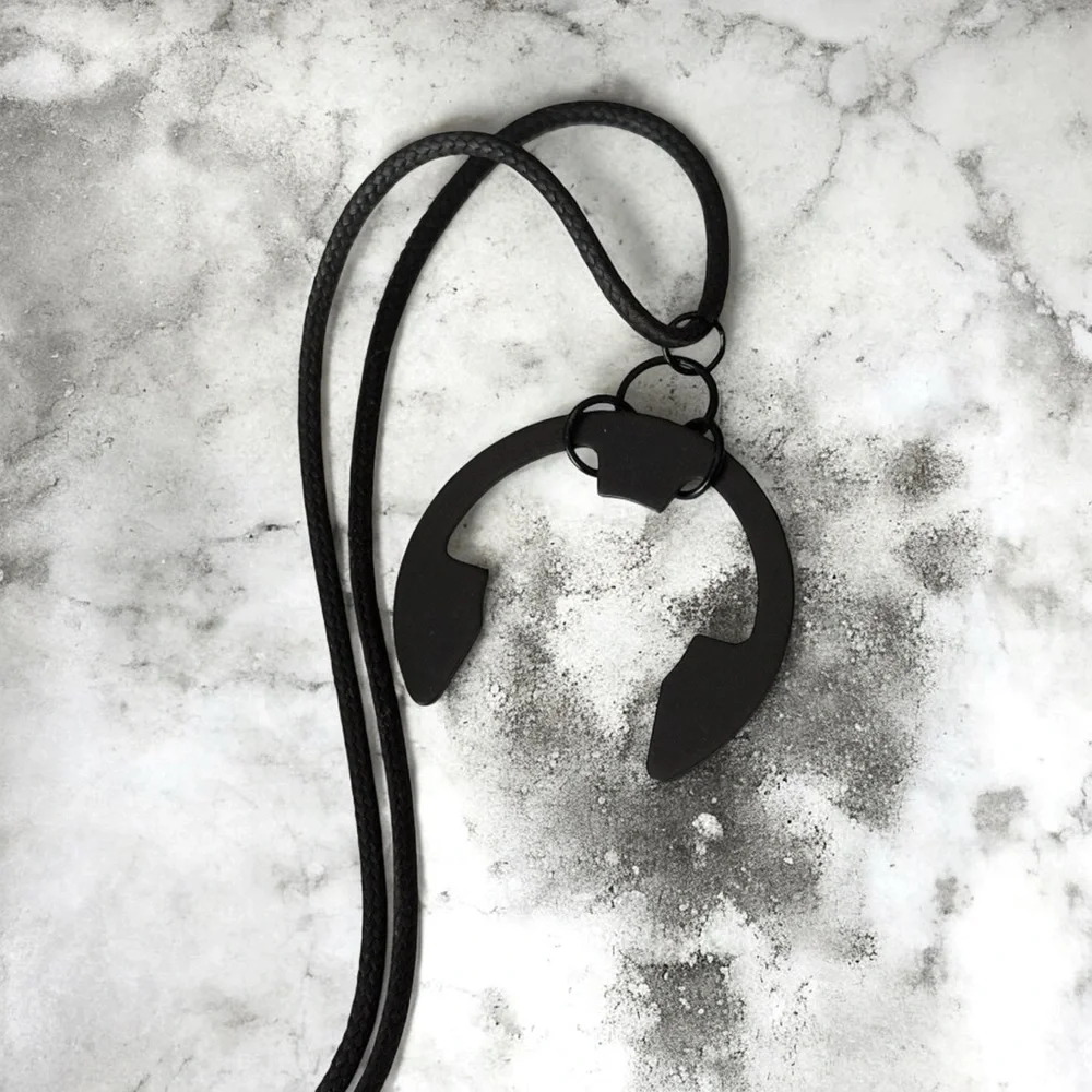5 For $25💫Black Grunge Industrial Hardware Pendant